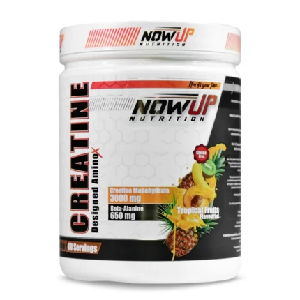 Nowup Nutrition Creatine Power Effect 360 gr - Tropikal Meyve Aromalı Güç ve Dayanıklılık Desteği