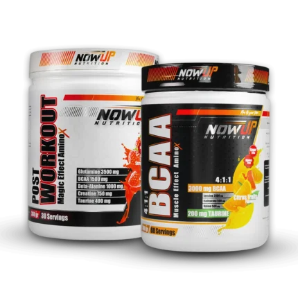 Nowup Nutrition Kaslarını Yenile Paketi | BCAA 4:1:1 & Post-Workout