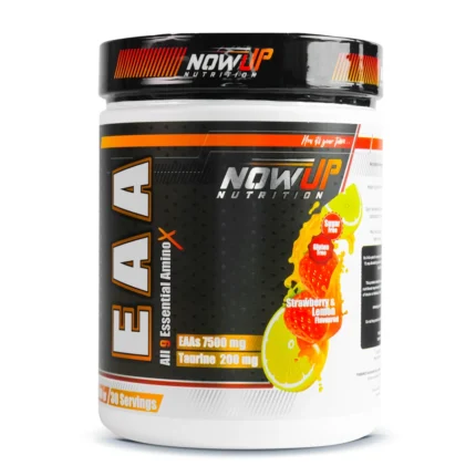 Nowup Nutrition EAA All 9 Essential Amino Asit – Çilek & Limon Aromalı | 360 gr